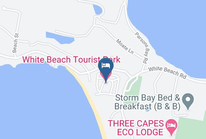 Tasman - White Beach Tourist Park Maps