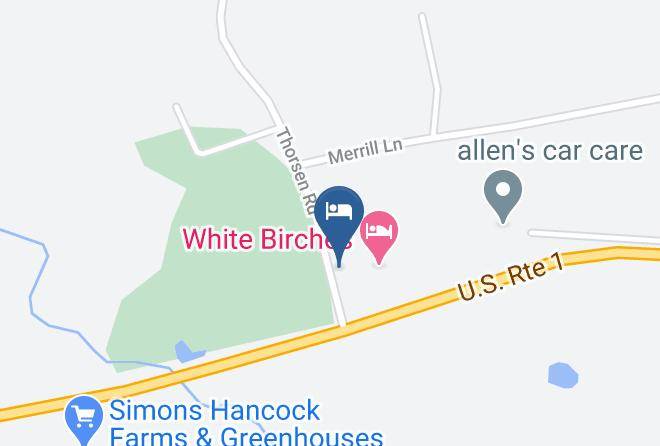Hancock - White Birches Motel Maps
