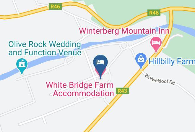 Cape Winelands - White Bridge Farm Accommodation Maps