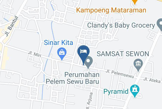 Bantul Regency - White Bungalow Maps