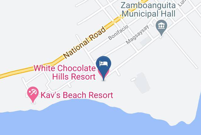 Negros Oriental - White Chocolate Hills Resort Maps