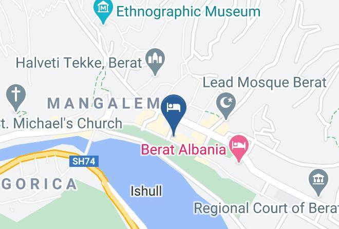 Berat - White City Hotel Maps