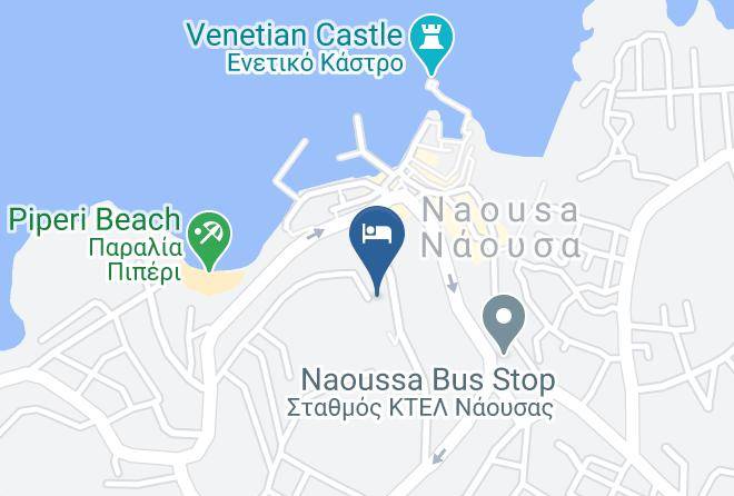 Paros - White Cliff Naousa Maps