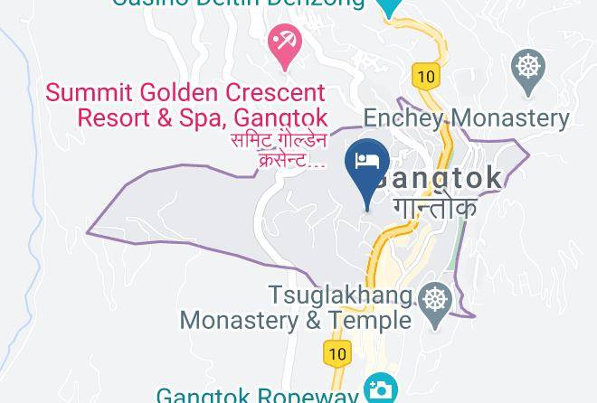 Gangtok - White Conch Residency Maps