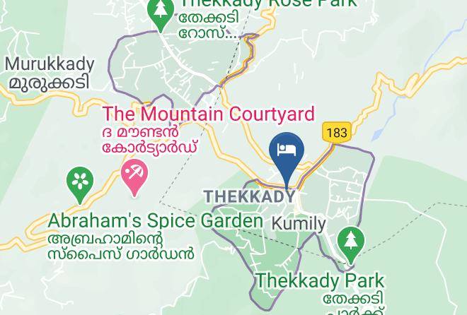 Peerumade - White Fort Periyar Maps