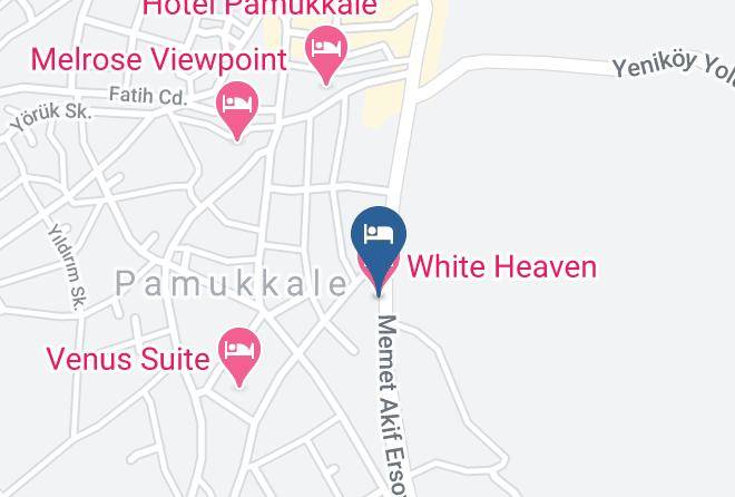 Pamukkale - White Heaven Hotel Maps