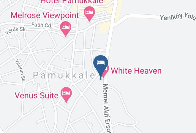 Pamukkale - White Heaven Restaurant Pamukkale Maps