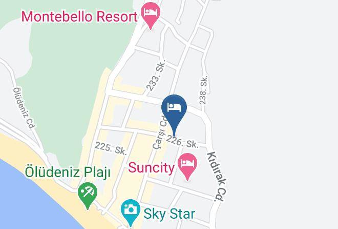 Fethiye - White Otel Maps
