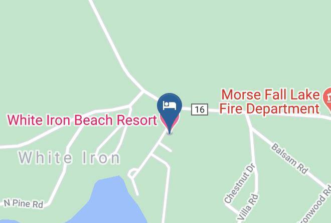 Lake - White Iron Beach Resort Maps