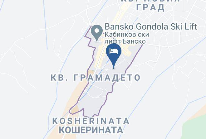 Bansko - White Lavina Spa And Ski Lodge Maps