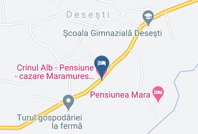 Deseti - White Lily Pensions Accommodation Desesti Maramures Maps