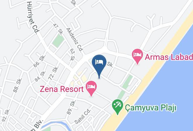 Kemer - White Lilyum Hotel Maps