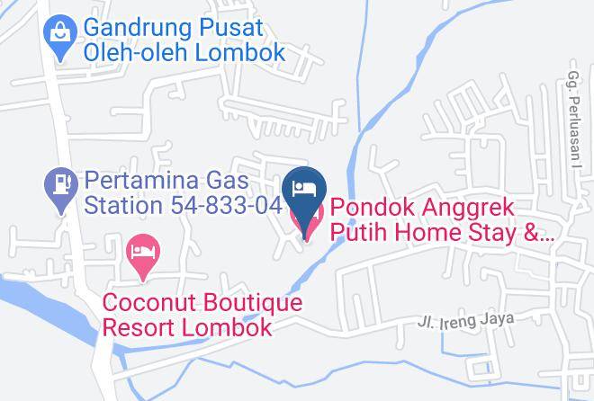 West Lombok Regency - White Orchid Eco Resort Maps