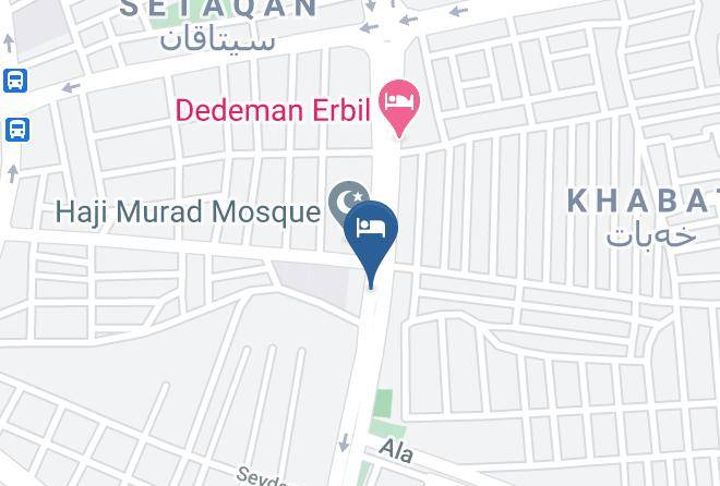 Erbil - White Platinum Hotel Maps