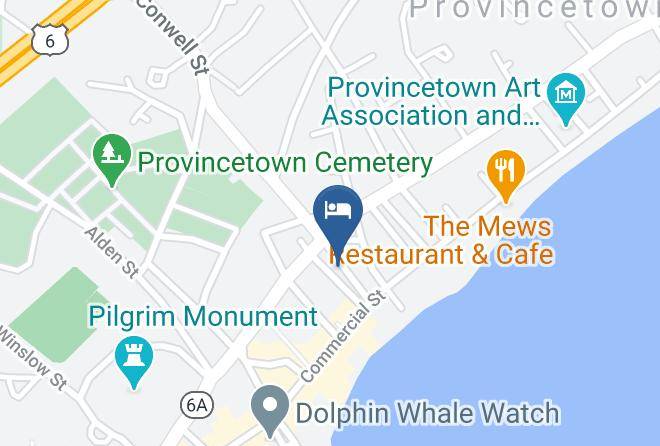 White Porch Inn Art Hotel Map