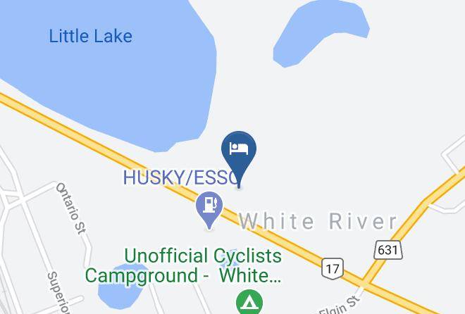 White River Motel Map