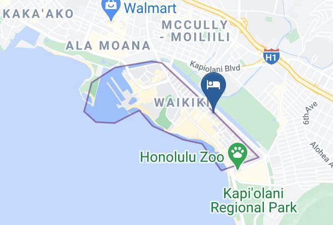 Honolulu - White Sands Hotel Maps