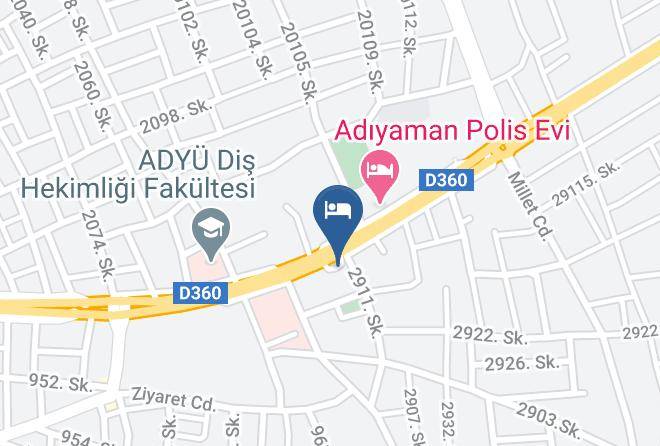 Adiyaman Yunus Emre - White Star Hotel Maps