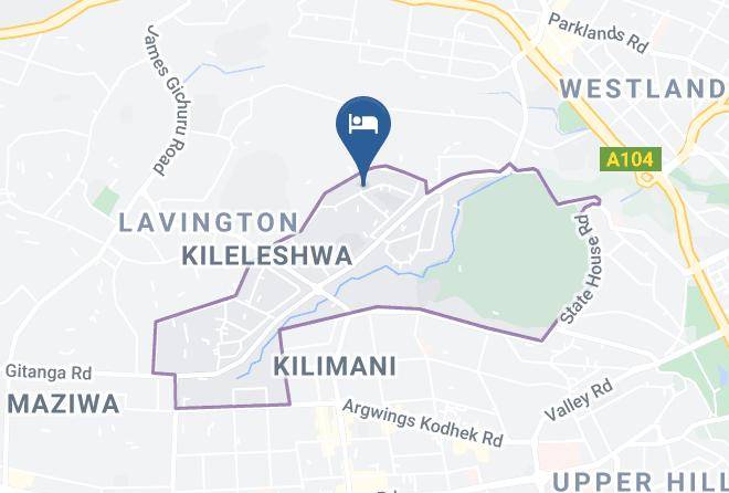 Nairobi - White Star Hotel Maps