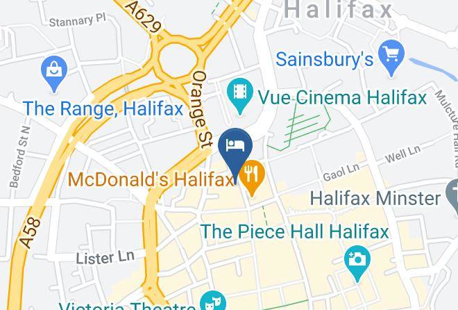 Calderdale - White Swan Hotel Halifax Maps