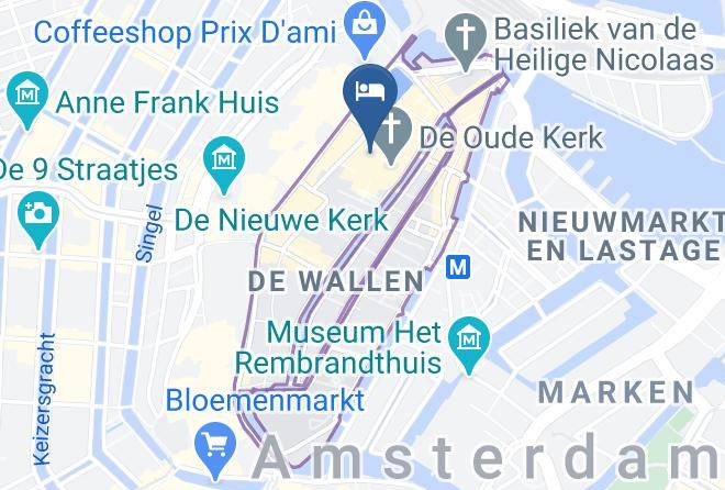 Amsterdam - White Tulip Amsterdam Hostels Maps