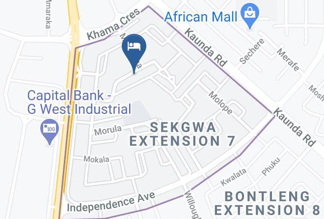 Bamalete Tlokweng - Whitecity Inn Maps