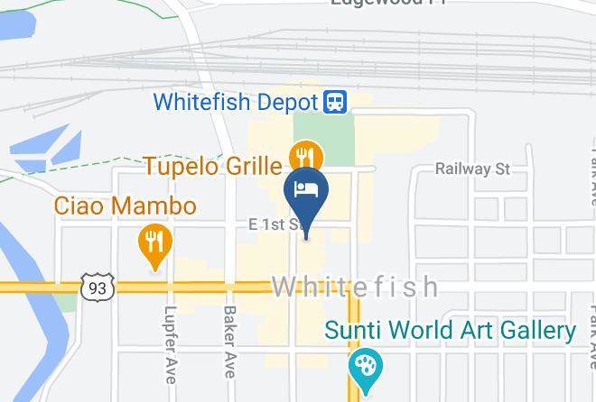 Flathead - Whitefish Downtown Suites Maps