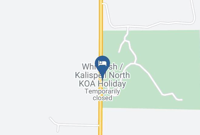 Flathead - Whitefish Kalispell North Koa Holiday Maps