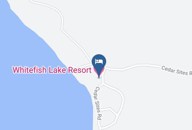 Thunder Bay - Whitefish Lake Resort Maps
