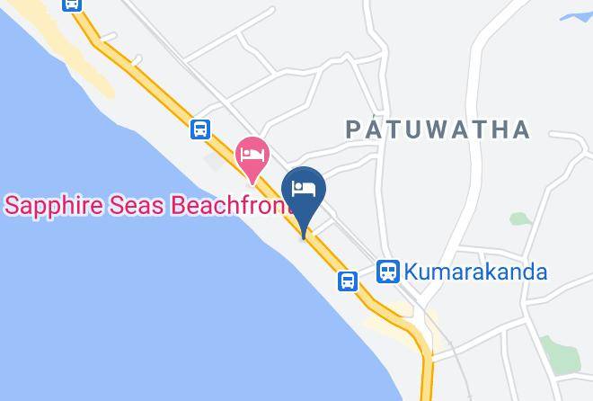 Galle - Whitepearl Beach Maps