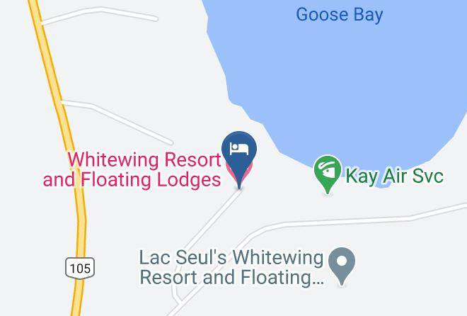 Kenora - Whitewing Resort And Floating Lodges Maps
