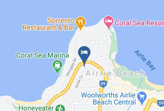 Whitsunday - Whitsunday Moorings B And B Maps