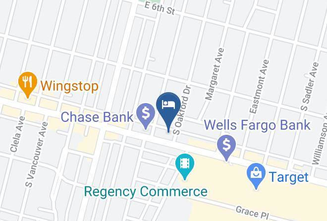 Los Angeles - Whittier Atlantic Hotel Maps