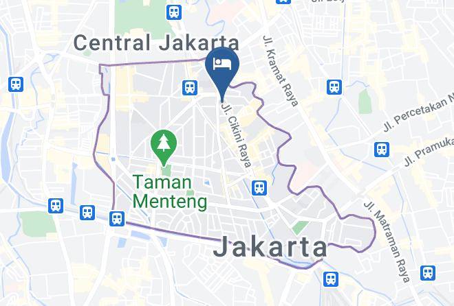 Central Jakarta - Whiz Hotel Cikini Jakarta Maps