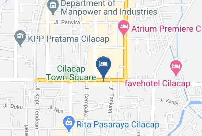 Whiz Hotel Sudirman Cilacap Map