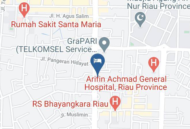Pekanbaru - Whiz Hotel Sudirman Pekanbaru Maps