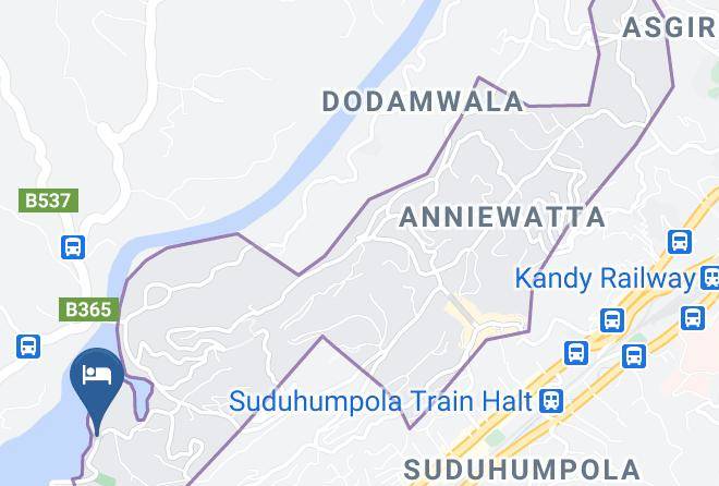 Kandy - Why Not Garden Hotel Maps