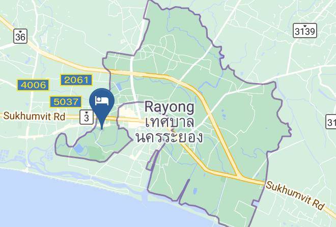Amphoe Mueang Rayong - Wiang Wali Hotel Maps