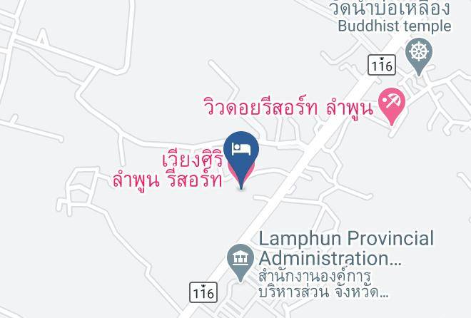 Amphoe Mueang Lamphun - Wiangsiri Lamphun Resort Maps