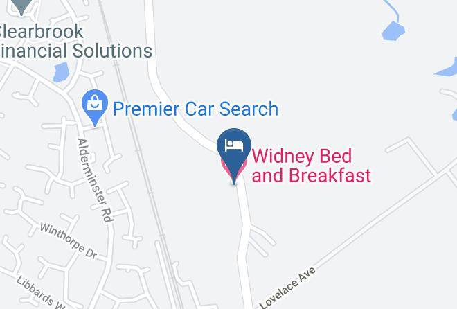Solihull - Widney Bed And Breakfast Maps