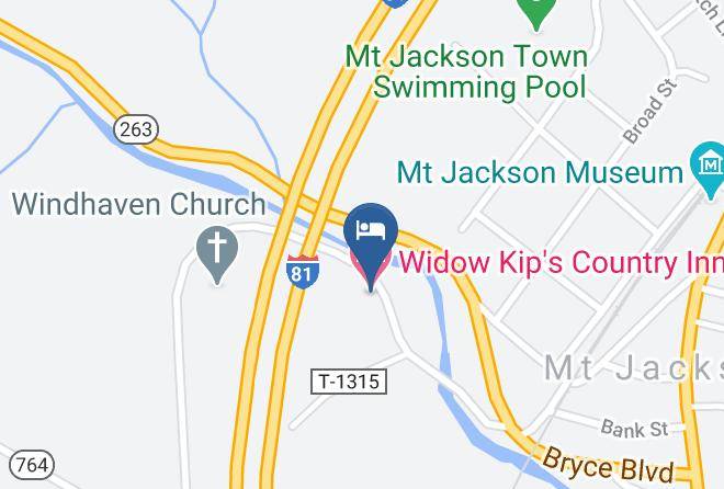 Shenandoah - Widow Kip's Country Inn Maps