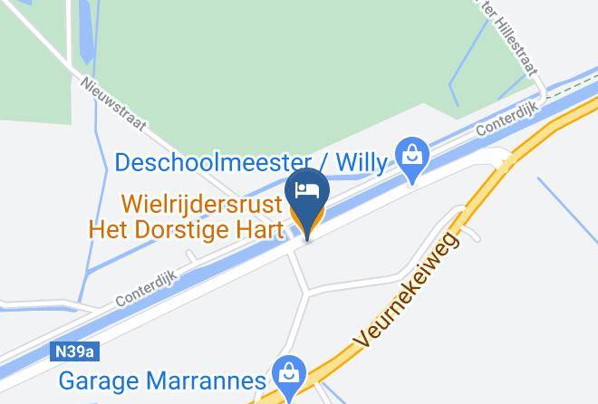 Wielrijdersrust Het Dorstige Hart Map