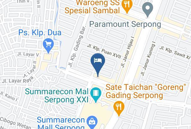 Tangerang Regency - Wiens Residence Bsd Maps