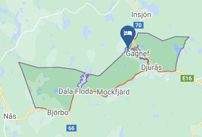 Gagnef - Wikgarden Badd & Frukost Maps