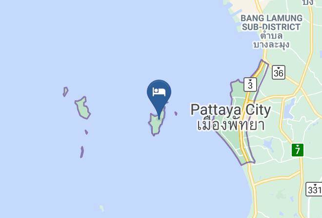 Amphoe Bang Lamung - Wilawan Pool Resort Koh Larn Maps
