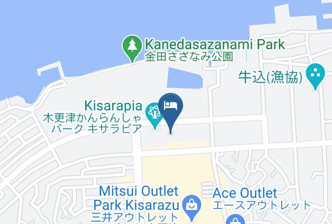 Kisarazu City - Wild Beach Seaside Glamping Park Maps