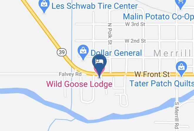 Klamath - Wild Goose Lodge Motel Maps