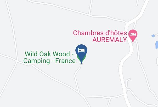 Wild Oak Wood Camping France Map