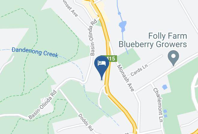 Yarra Ranges - Wild Orchid Olinda Dandenong Ranges Luxury Accommodation Maps