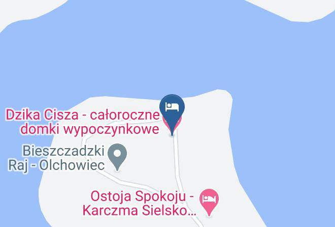 Bieszczadynty - Wild Silence Year Round Bungalows Maps